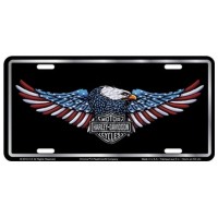 Harley Davidson License Plate Eagle Design